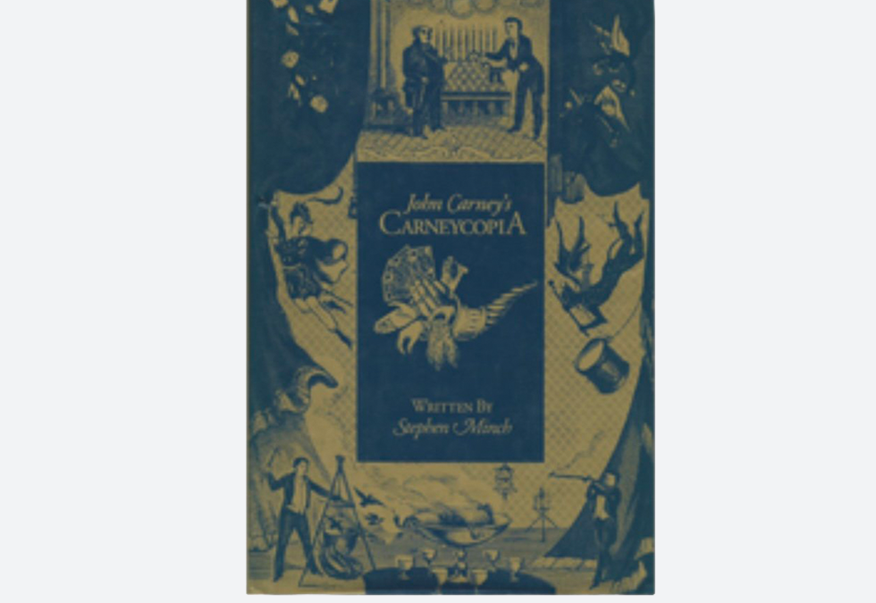 BOOK REVIEW BY DAVID SUTHERLAND CARNEYCOPIA IS BACK IN PRINT!!